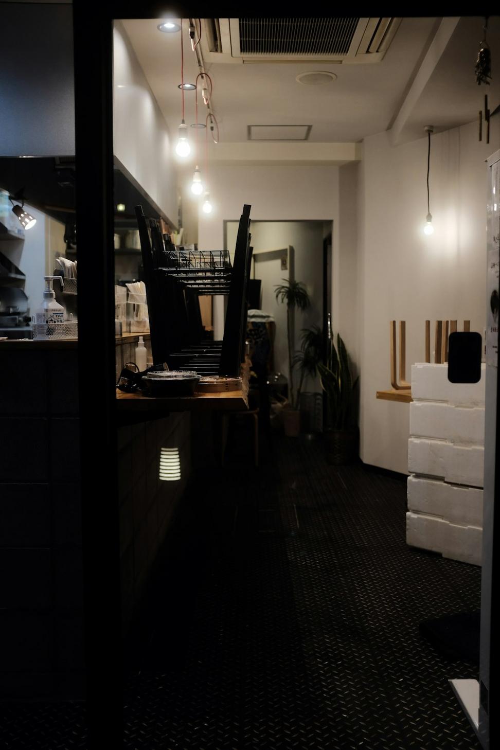 Open office workspace