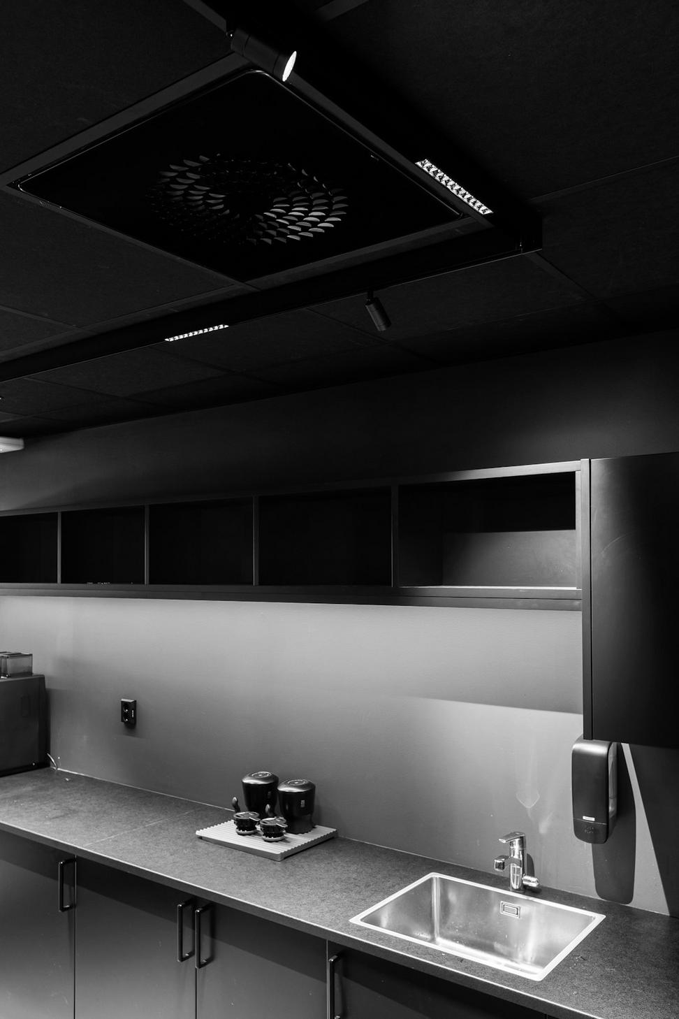 Modern industrial kitchen